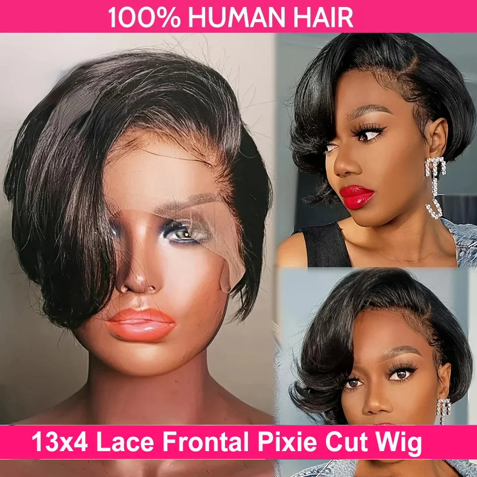 Choice Cheap Sale Wear and go gluele Pixie Cut Wigs Human Hair Straight T Part 13x4 Lace Front Short Bob Wig Brazilian For Women
Choice Cheap Sale Wear and go gluele Pixie Cut Wigs Human Hair Straight T Part 13x4 Lace Front Short Bob Wig Brazilian For Women