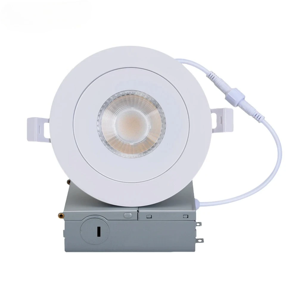 Local Inventory in Canada Indoor Home Adjustable Recessed Mounted 9w 3CCT Wall Switch LED Eyeball Gimbal Downlight
Local Inventory in Canada Indoor Home Adjustable Recessed Mounted 9w 3CCT Wall Switch LED Eyeball Gimbal Downlight