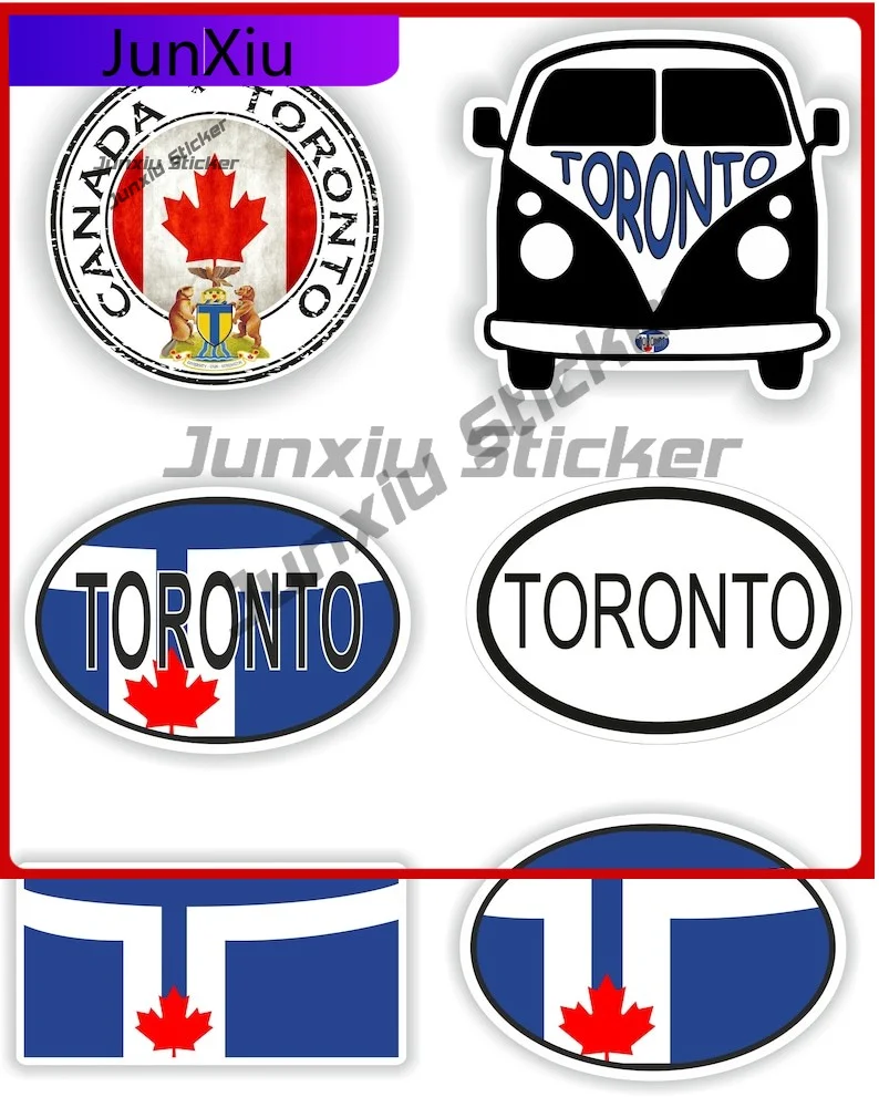 Toronto Canada Flag Vinyl Decals A Set Of Six Pieces Stickers Bumper Sticker Funny Stickers Decoration Suv Side Decals Bicycle
Toronto Canada Flag Vinyl Decals A Set Of Six Pieces Stickers Bumper Sticker Funny Stickers Decoration Suv Side Decals Bicycle