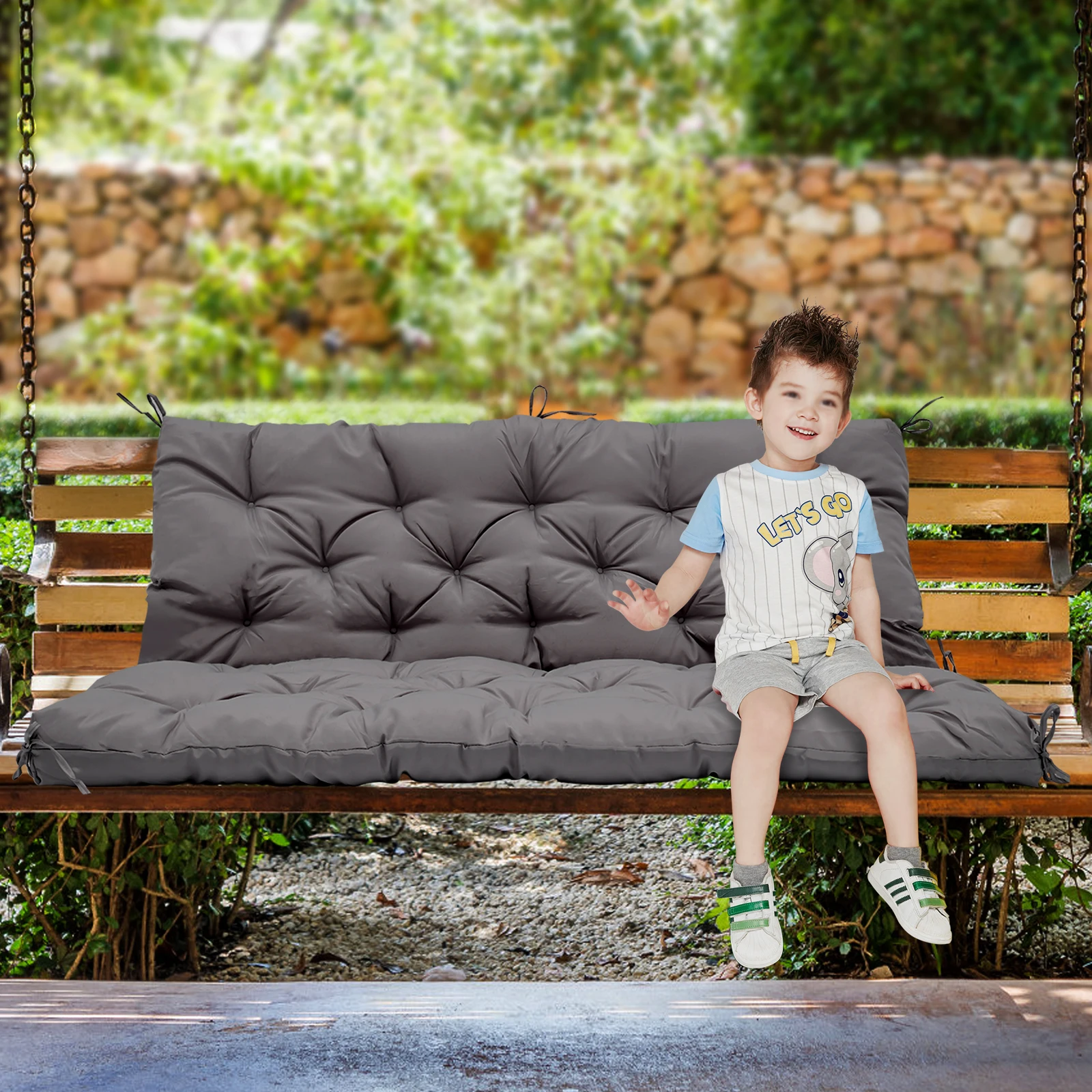 Modern Oxford Cloth, PP Cotton Patio Cushion, Patio Cushion for Outdoor Furniture, Bench Cushion
Modern Oxford Cloth, PP Cotton Patio Cushion, Patio Cushion for Outdoor Furniture, Bench Cushion