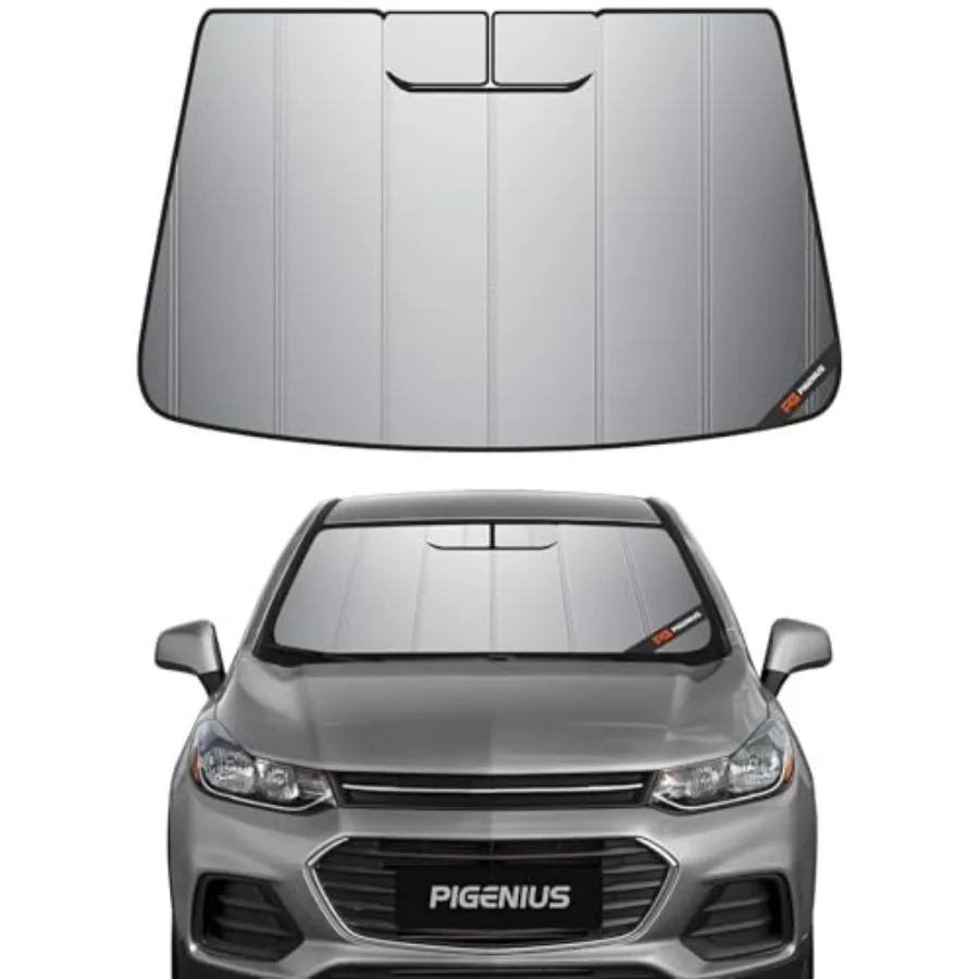 Windshield Sunshade for Chevy Trax 2017-2022 Gen 1 Facelift LS LT, Premium Grey Leather Finish, UV-blocking, foldable, custom-f
Windshield Sunshade for Chevy Trax 2017-2022 Gen 1 Facelift LS LT, Premium Grey Leather Finish, UV-blocking, foldable, custom-f