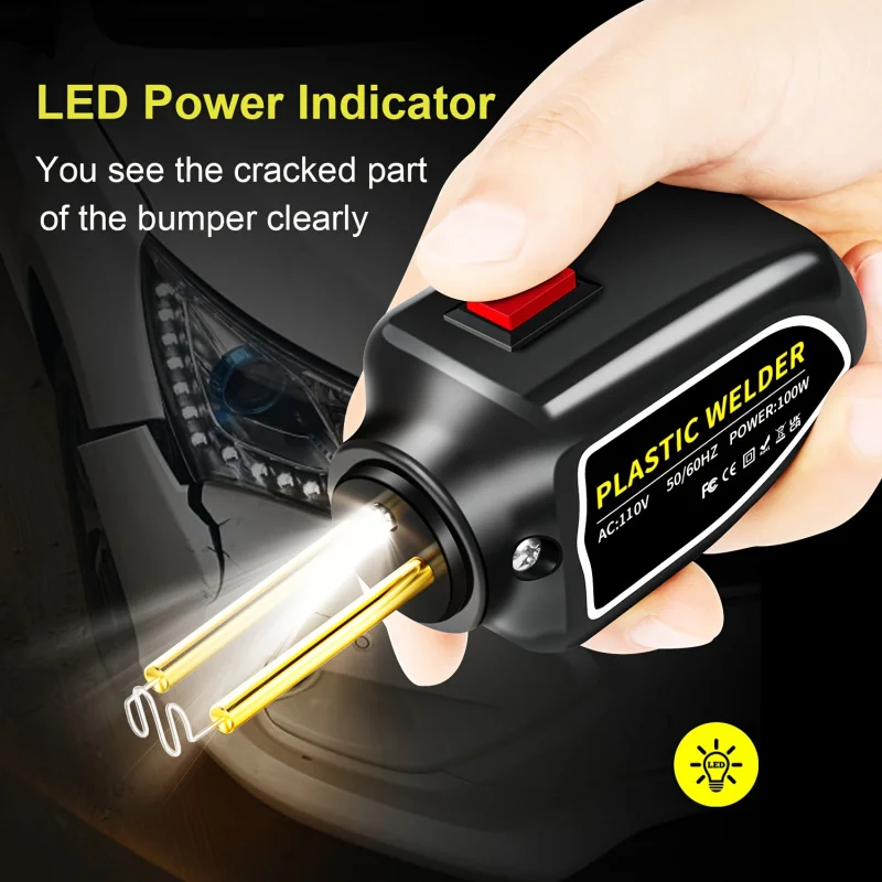 Plastic Repair Welding Gun(Including200Mixed Stud)Machine Plastic Repair Tool Plastic
Plastic Repair Welding Gun(Including200Mixed Stud)Machine Plastic Repair Tool Plastic