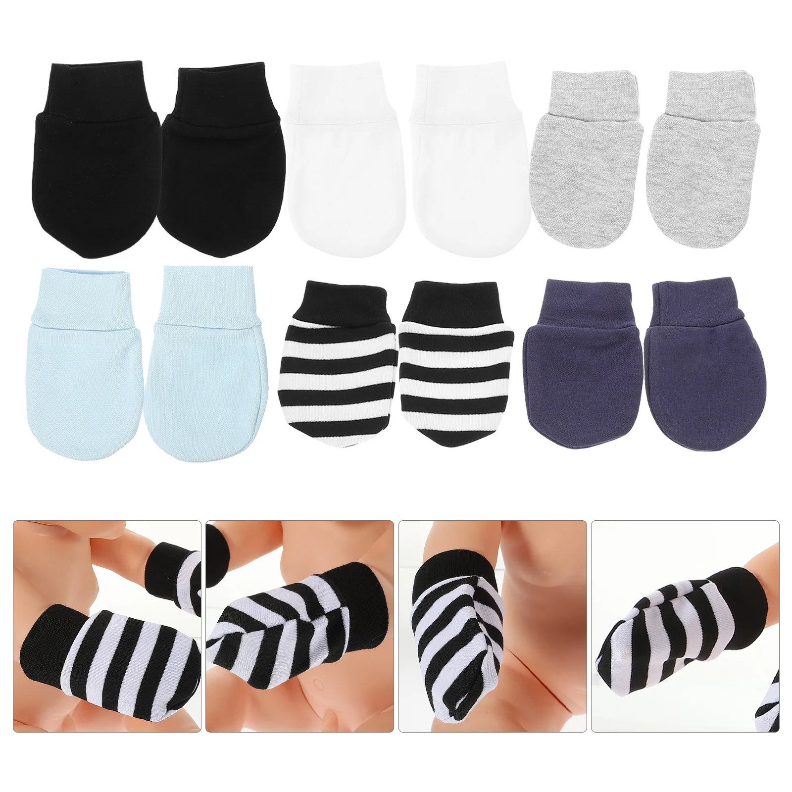 6 Pairs Anti-scratch Baby Gloves Newborn The Mitten Bite Cotton Kids Mittens Toddler Comfortable
6 Pairs Anti-scratch Baby Gloves Newborn The Mitten Bite Cotton Kids Mittens Toddler Comfortable