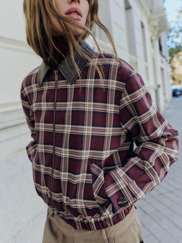 Весна 2026: Новая женская повседневная тонкая куртка-пальто в клетку с широкими складками, удлиненная, свободного кроя
Весна 2026: Новая женская повседневная тонкая куртка-пальто в клетку с широкими складками, удлиненная, свободного кроя