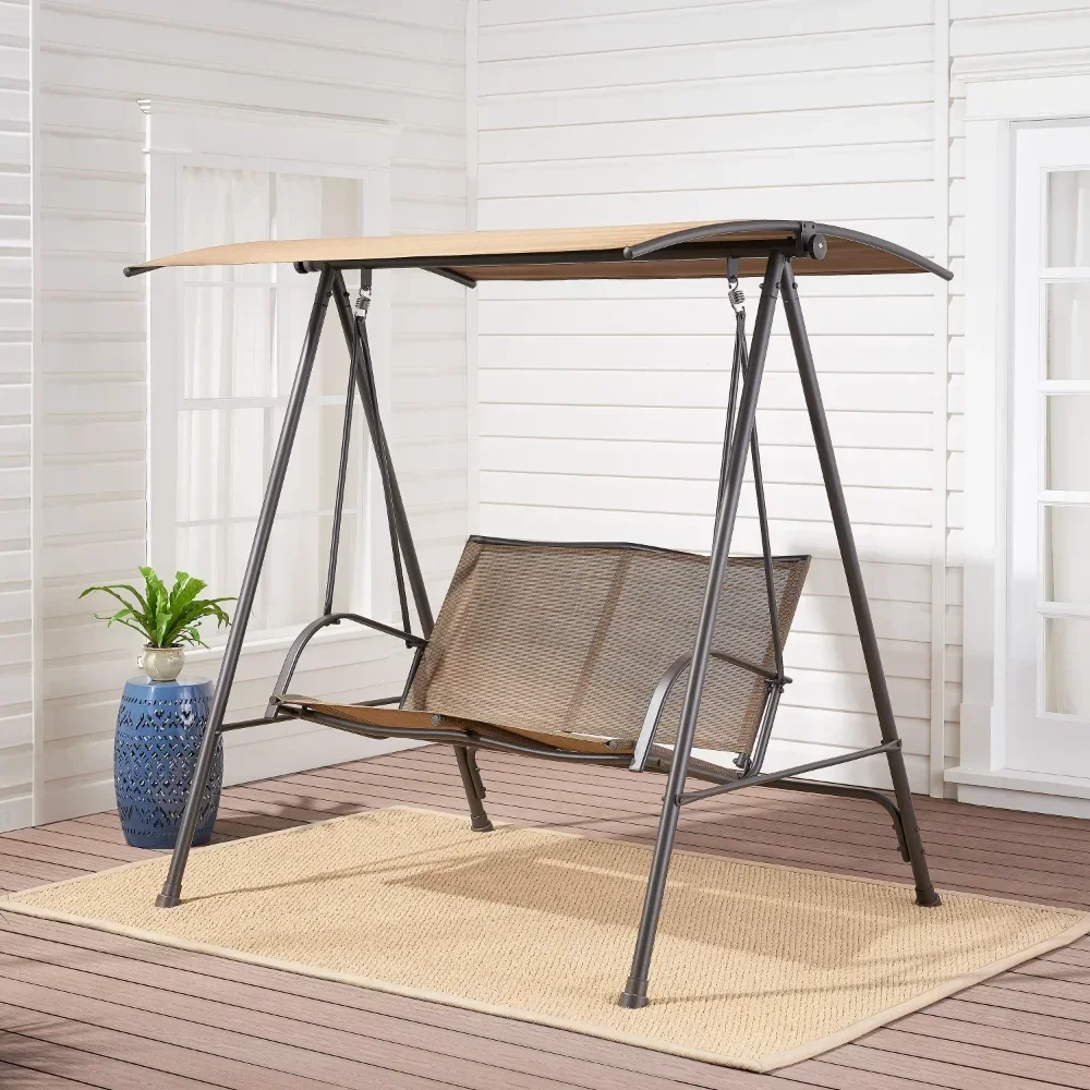 Mainstays 2 Person Canopy Steel Porch Swing - Tan garden furniture garden swings swing chair outdoor
Mainstays 2 Person Canopy Steel Porch Swing - Tan garden furniture garden swings swing chair outdoor