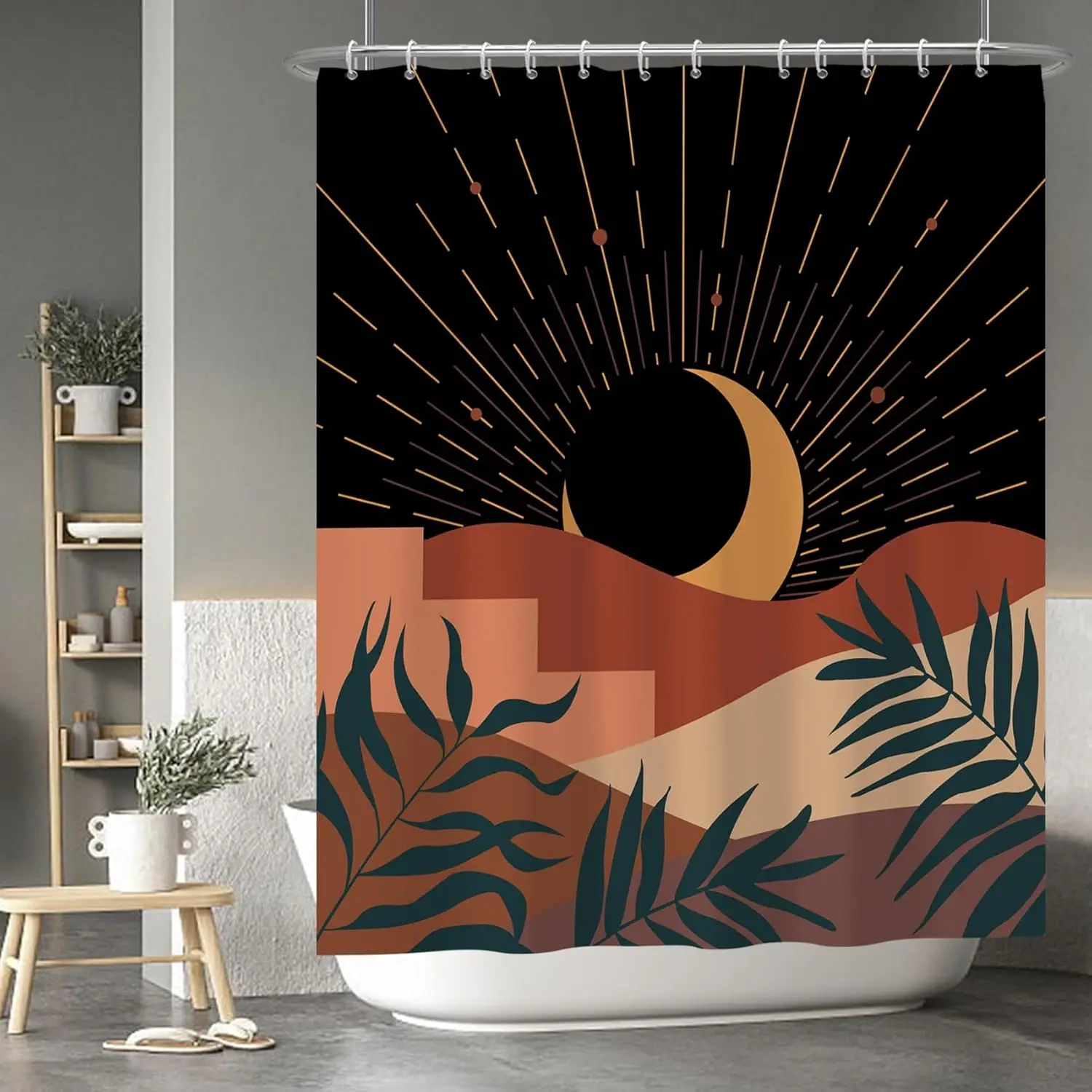 Waterproof Polyester Tropical Boho Shower Curtain Palm Leaf Sunset Decor Bathroom Accent Curtain Liner
Waterproof Polyester Tropical Boho Shower Curtain Palm Leaf Sunset Decor Bathroom Accent Curtain Liner