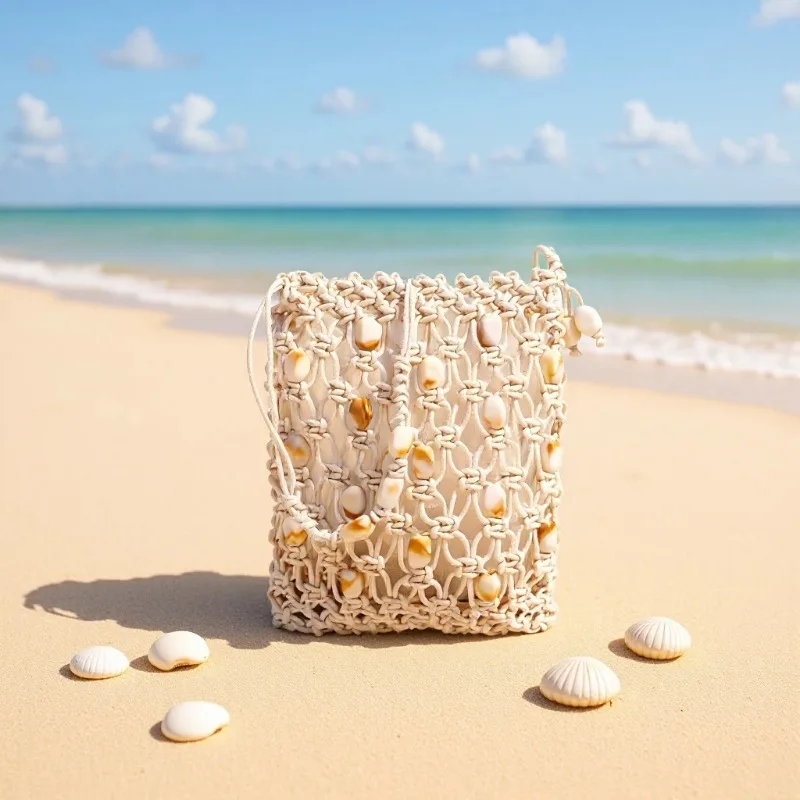Handmade Knitting Beaded Bags for Women Hollow Rope Woven Beach Bag Mini Crochet Shoulder Bag NEW Purses Mesh Bags Handbags Flap
Handmade Knitting Beaded Bags for Women Hollow Rope Woven Beach Bag Mini Crochet Shoulder Bag NEW Purses Mesh Bags Handbags Flap