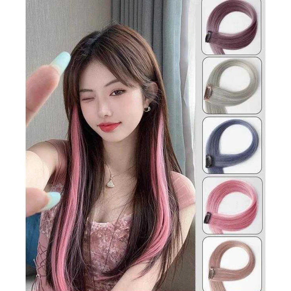 Synthetic Hair Extensions With Clips Heat Resistant Straight Hair Extensions Four Colors Omber Rainbow Long Straight Hairpieces
Synthetic Hair Extensions With Clips Heat Resistant Straight Hair Extensions Four Colors Omber Rainbow Long Straight Hairpieces