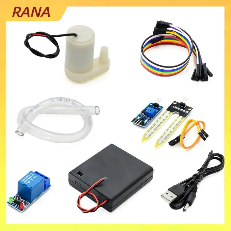 RANA 1Set Automatic Irrigation DIY Kit Water Pump Soil Moisture Detection Garden Drip Watering Watering Irrigation System
RANA 1Set Automatic Irrigation DIY Kit Water Pump Soil Moisture Detection Garden Drip Watering Watering Irrigation System