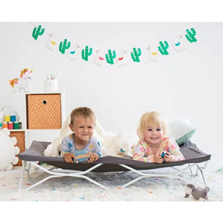 Regalo My Cot® Portable Toddler Bed for Two with Fitted Sheet Foldable Travel Bed and Camping Cot Lightweight Sleeping Cot for
Regalo My Cot® Portable Toddler Bed for Two with Fitted Sheet Foldable Travel Bed and Camping Cot Lightweight Sleeping Cot for