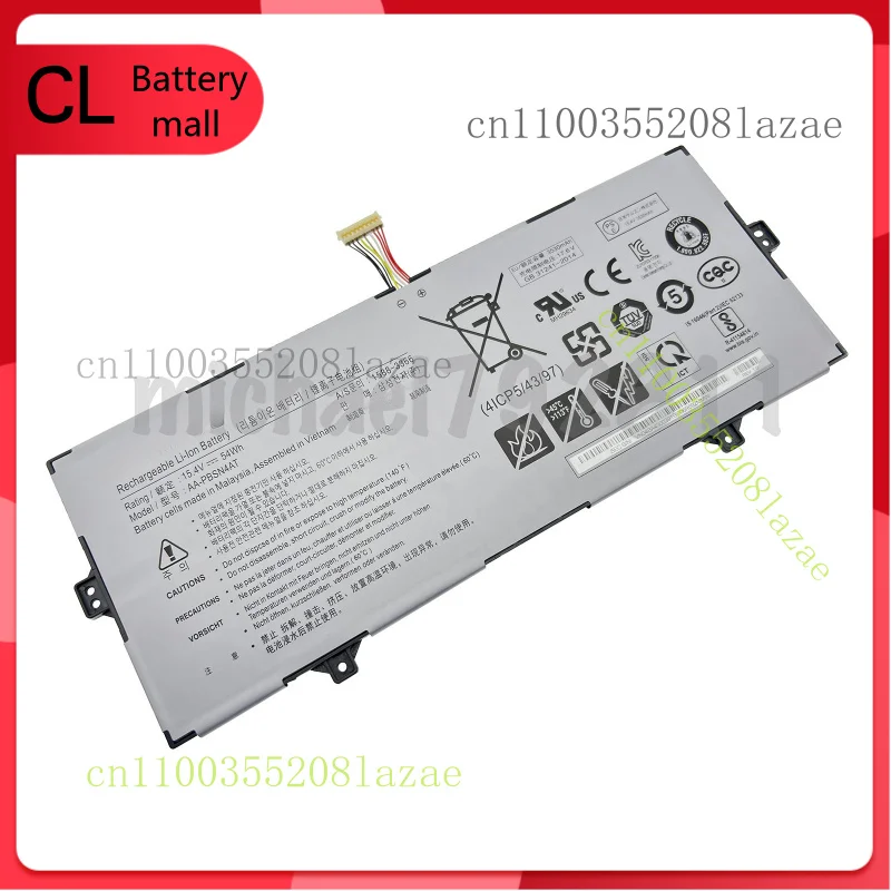 Оригинальный аккумулятор AA-PBSN4AT для Samsung Galaxy Book 15,6 дюйма NP750TDA NP755XDA
Оригинальный аккумулятор AA-PBSN4AT для Samsung Galaxy Book 15,6 дюйма NP750TDA NP755XDA