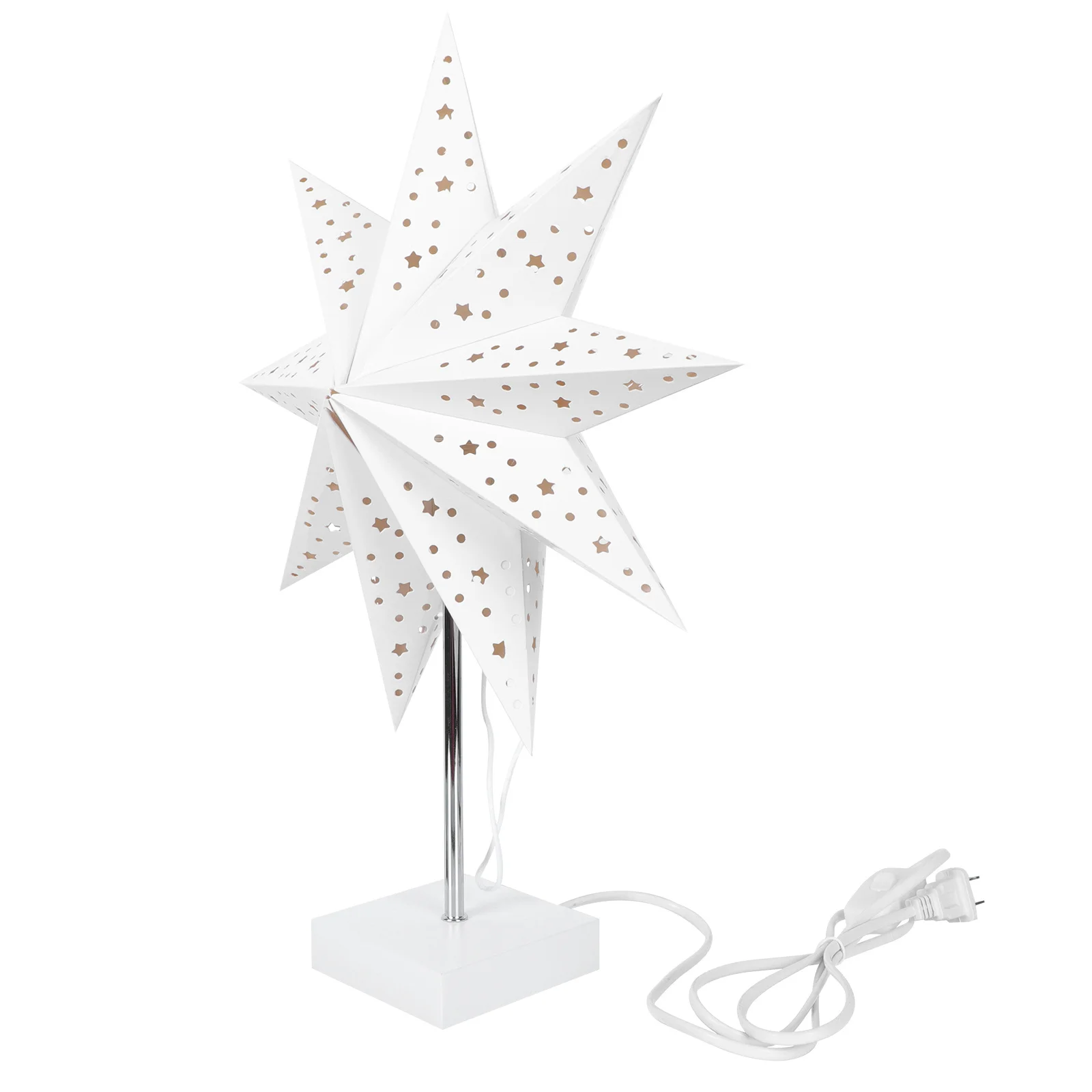 1Pcs Christmas Star Shaped Night Lamp Premium Paper Decorative Desktop Xmas Light Festival Party Indoor Atmosphere
1Pcs Christmas Star Shaped Night Lamp Premium Paper Decorative Desktop Xmas Light Festival Party Indoor Atmosphere