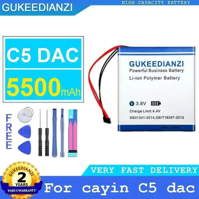 Высокая емкость для аккумулятора цифрового аналогового преобразователя Cayin C5 Dac 5500 мАч
Высокая емкость для аккумулятора цифрового аналогового преобразователя Cayin C5 Dac 5500 мАч
