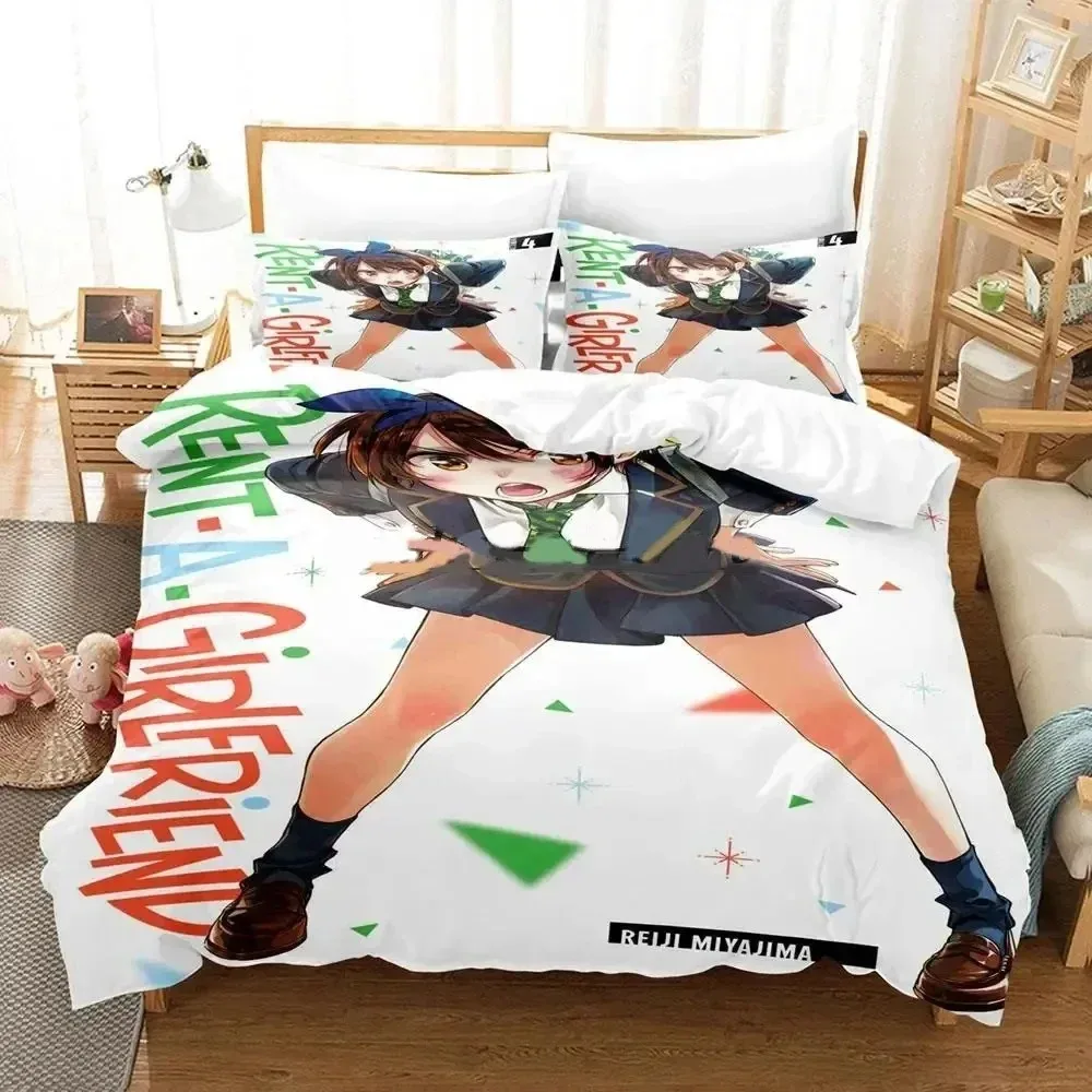 Anime Rent-A-Girlfriend Chizuru Bedding Set Boys Girls Twin Queen Size Duvet Cover Pillowcase Bed Kids Adult Home Textile
Anime Rent-A-Girlfriend Chizuru Bedding Set Boys Girls Twin Queen Size Duvet Cover Pillowcase Bed Kids Adult Home Textile