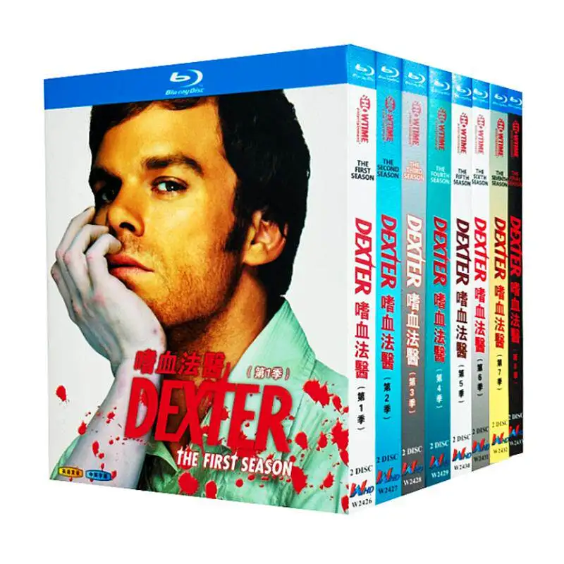 Blu-ray Ultra HD TV Series Dexter Seasons 1–8 Box Set with English and Traditional Chinese Subtitles
Blu-ray Ultra HD TV Series Dexter Seasons 1–8 Box Set with English and Traditional Chinese Subtitles