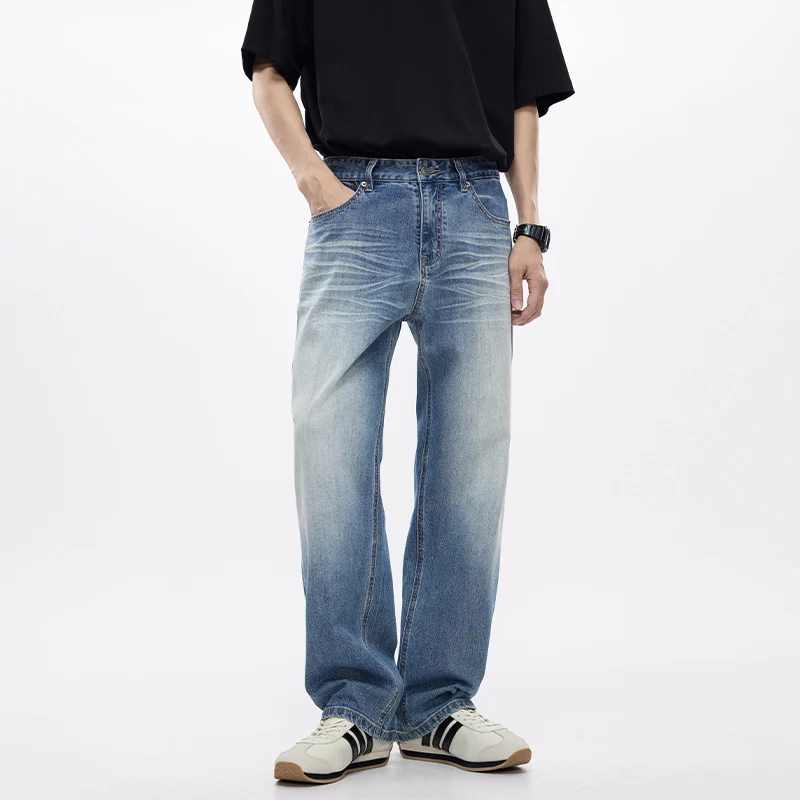 High Quality American Style Beautiful Jeans Men Loose Straight Cotton Denim Pants Fashion Retro Blue Trousers Plus Size 28-40
High Quality American Style Beautiful Jeans Men Loose Straight Cotton Denim Pants Fashion Retro Blue Trousers Plus Size 28-40