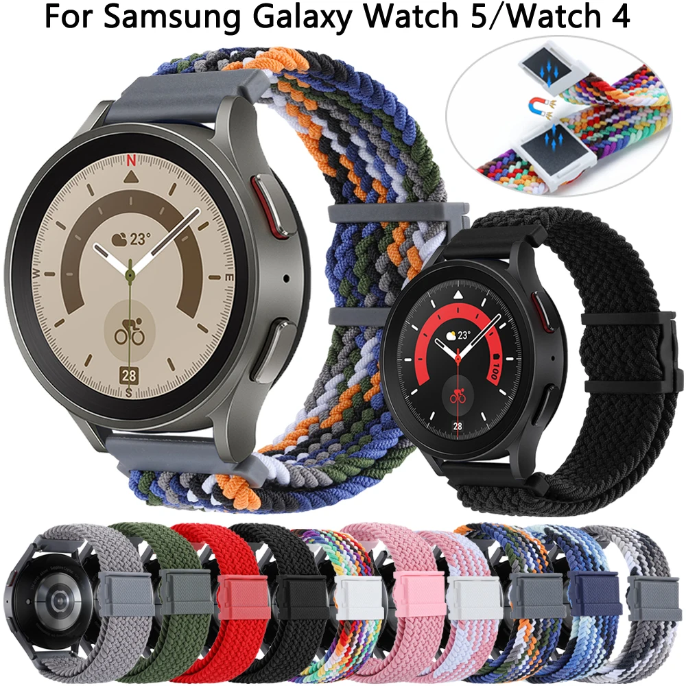 Ремешок для умных часов Samsung Galaxy Watch 5 Pro 45 мм 40 мм 44 мм 20 мм Спортивный нейлоновый ремешок Watch 4 classic 42 мм 46 мм Браслет Correa
Ремешок для умных часов Samsung Galaxy Watch 5 Pro 45 мм 40 мм 44 мм 20 мм Спортивный нейлоновый ремешок Watch 4 classic 42 мм 46 мм Браслет Correa