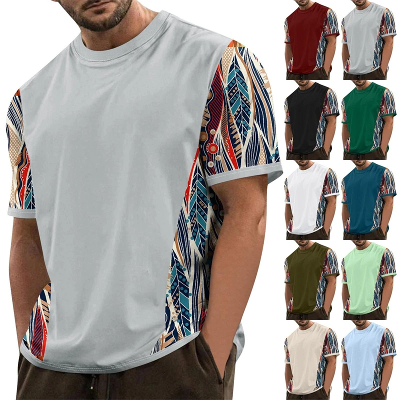 Summer Street Popular Men's T-shirt Vintage Leaves Printed Round Neck Short Sleeve Tee Shirts Men Oversized Breathable Tees Top
Summer Street Popular Men's T-shirt Vintage Leaves Printed Round Neck Short Sleeve Tee Shirts Men Oversized Breathable Tees Top