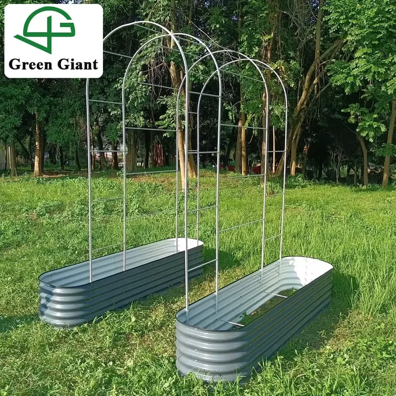 Garden Craft Powder Coated Steel Trellis for Plant Growing Support Climbing Garden U4 Arched Trellis
Garden Craft Powder Coated Steel Trellis for Plant Growing Support Climbing Garden U4 Arched Trellis