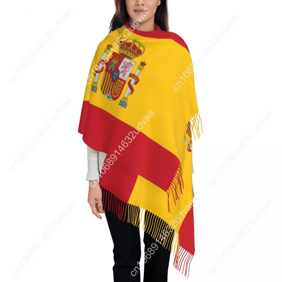 Spain Flag Bullfighter Tassel Scarf Magnificent Flag Of Spanish And Its Red And Orange Colors Shawl Wrap Female Winter Scarves
Spain Flag Bullfighter Tassel Scarf Magnificent Flag Of Spanish And Its Red And Orange Colors Shawl Wrap Female Winter Scarves