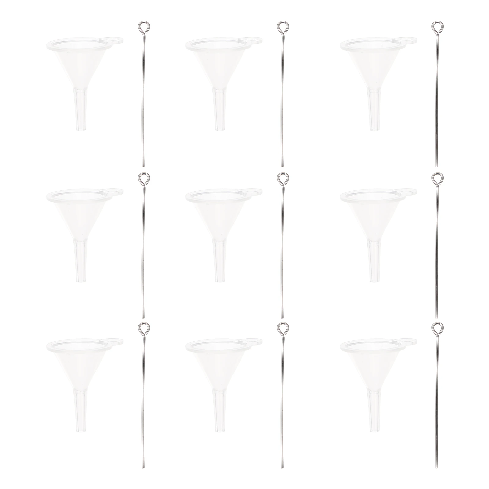 10 Sets Disposable Funnels Perfume Bottle Urn Mini Funnel Safe Plastic Stainless Steel Transferring Tool Lightweight
10 Sets Disposable Funnels Perfume Bottle Urn Mini Funnel Safe Plastic Stainless Steel Transferring Tool Lightweight