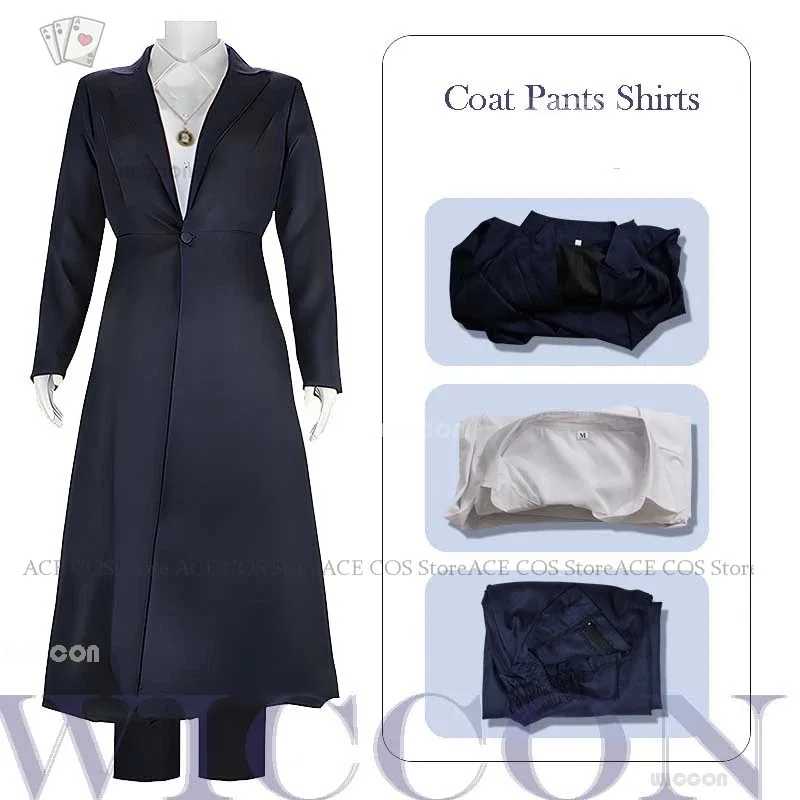Witch Agatha Cosplay All Along Costume Uniform Harkness Outfit Movie Women Coat Robe Kathryn Suit Halloween Party Roplay s;2'd,5
Witch Agatha Cosplay All Along Costume Uniform Harkness Outfit Movie Women Coat Robe Kathryn Suit Halloween Party Roplay s;2'd,5