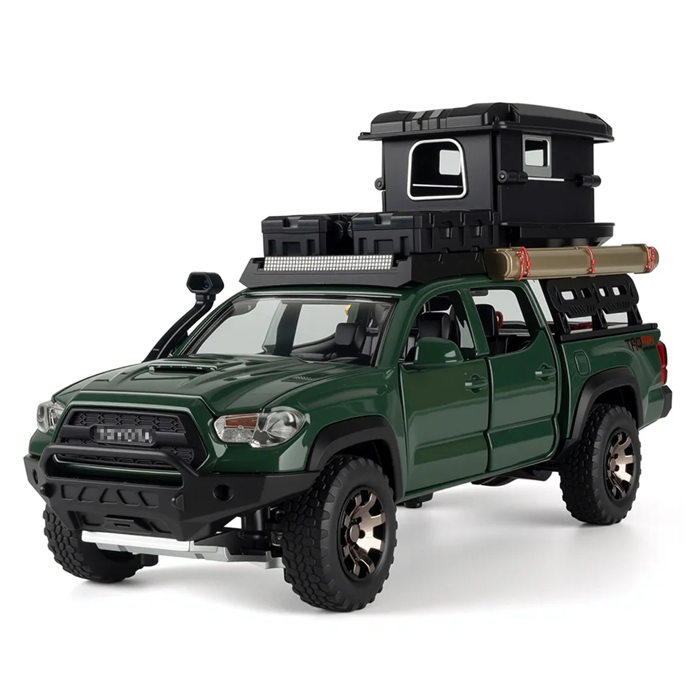 1:32 Tacoma Alloy Toys Diecast Model Travel Version Car Doors Opened Sound Light Pull Back Off-road Vehicle Friend Gift
1:32 Tacoma Alloy Toys Diecast Model Travel Version Car Doors Opened Sound Light Pull Back Off-road Vehicle Friend Gift