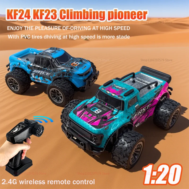 1:20 KF24 KF23 RC 2.4G Высокоскоростной автомобиль Внедорожный грузовик со светодиодной подсветкой 2WD Альпинистский автомобиль с дистанционным управлением Детские уличные игрушки Подарки
1:20 KF24 KF23 RC 2.4G Высокоскоростной автомобиль Внедорожный грузовик со светодиодной подсветкой 2WD Альпинистский автомобиль с дистанционным управлением Детские уличные игрушки Подарки