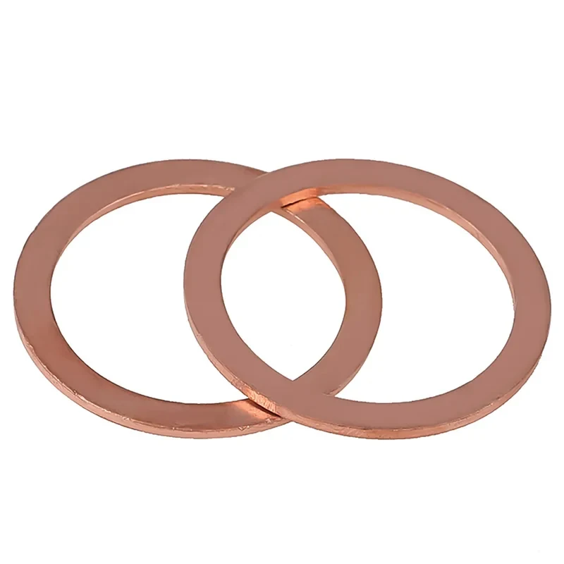 M3-M17 Annealed Copper Crush Washer / Soft Copper Flat Gasket 0.5-2mm for Pressure Gauge Thread Connections & Pipe Sealing
M3-M17 Annealed Copper Crush Washer / Soft Copper Flat Gasket 0.5-2mm for Pressure Gauge Thread Connections & Pipe Sealing
