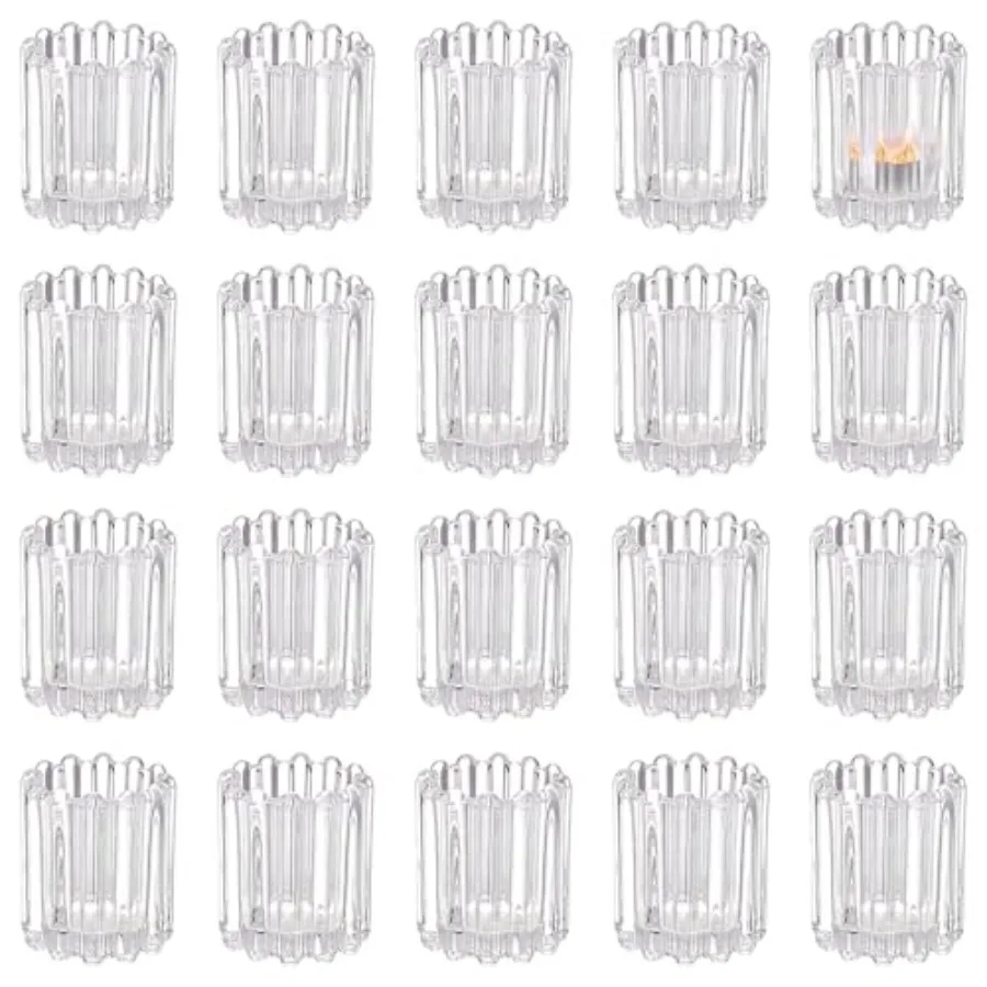 20 Pcs Glass Clear Votive Candle Holder Clear Votive Candle Holders Tea Lights Candle Holders for Table Centerpiece Mother's Da
20 Pcs Glass Clear Votive Candle Holder Clear Votive Candle Holders Tea Lights Candle Holders for Table Centerpiece Mother's Da