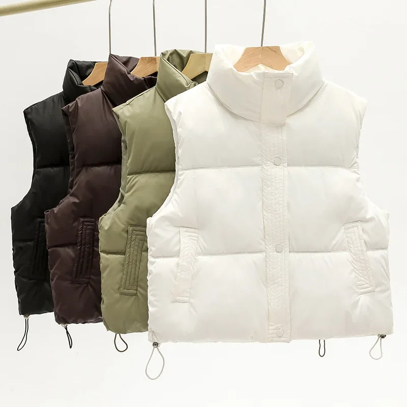 Fashion Short Vest for Women Sleeveless Cardigan Women Cotton Down Jacket Dailly Outfit
Fashion Short Vest for Women Sleeveless Cardigan Women Cotton Down Jacket Dailly Outfit