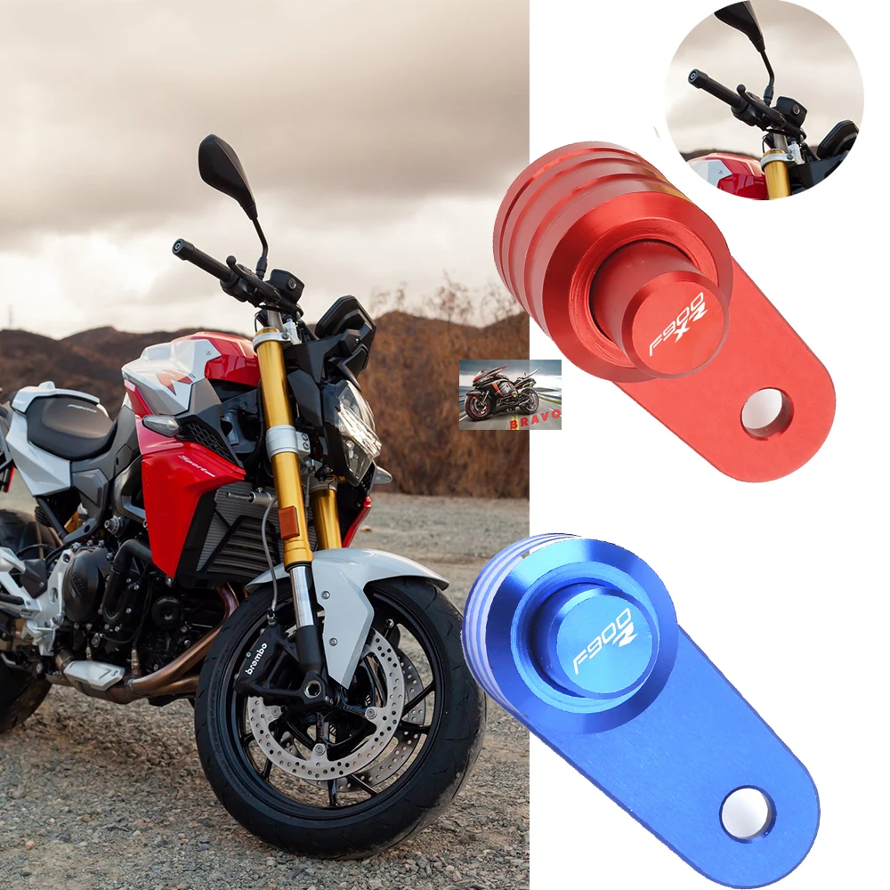 Logo For BMW F900R F900XR F 900 R XR Motorcycle Accessories Brake Lever Brake Parking Button Semi-automatic Lock Switch