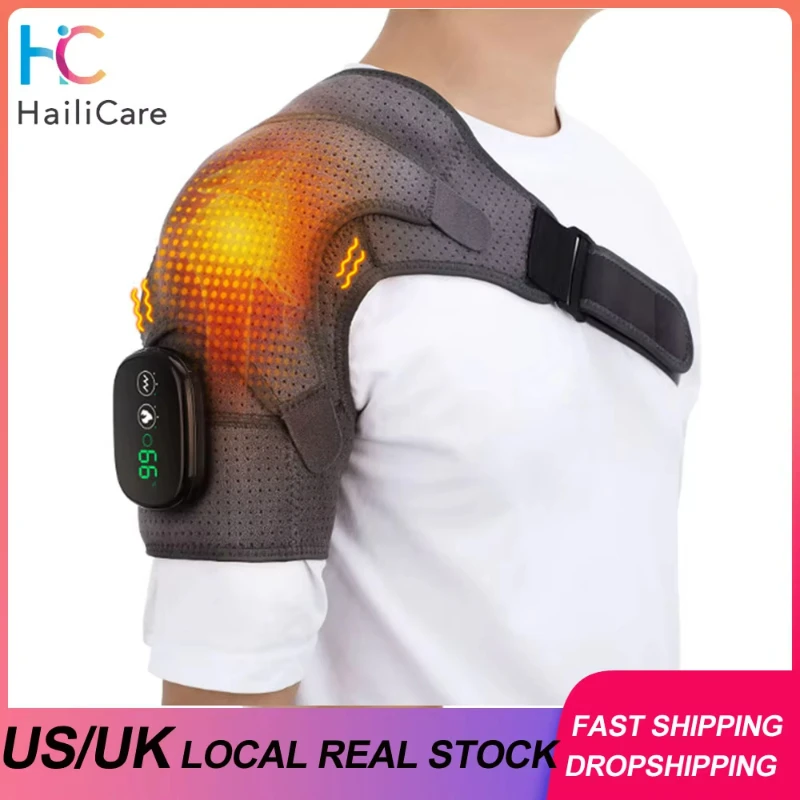 VIP Electric Shoulder Massager Heating Pad Vibration Massage Support Belt Shoulder Thermal Brace Massage tools Neck Neck relief
VIP Electric Shoulder Massager Heating Pad Vibration Massage Support Belt Shoulder Thermal Brace Massage tools Neck Neck relief