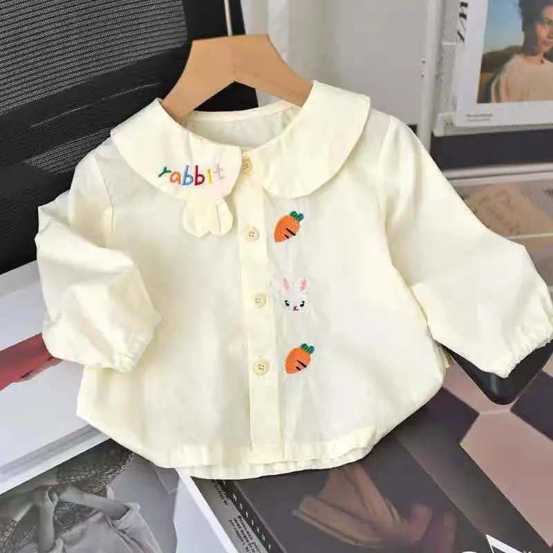 Girls' 2025 New Thin Style Hot Selling Design Long Sleeved Doll Collar Western-style Shirt
Girls' 2025 New Thin Style Hot Selling Design Long Sleeved Doll Collar Western-style Shirt