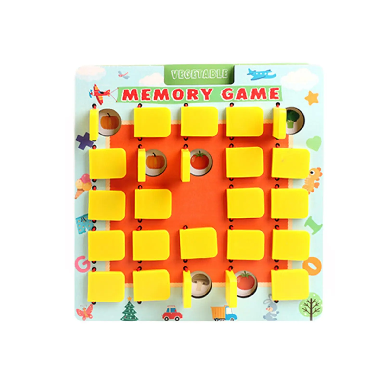 Matching Memory Game for Kids Color Sorting Lightweight Matching Puzzle Toys for Childrens Day Preschool Travel Airplane Picnic
Matching Memory Game for Kids Color Sorting Lightweight Matching Puzzle Toys for Childrens Day Preschool Travel Airplane Picnic