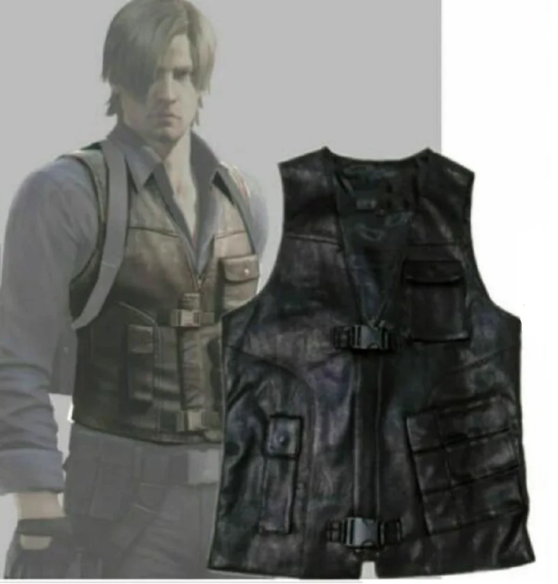 Leon Scott Kennedy Leather Slim Fit Vest Cosplay Clothing Can Be Customized
Leon Scott Kennedy Leather Slim Fit Vest Cosplay Clothing Can Be Customized