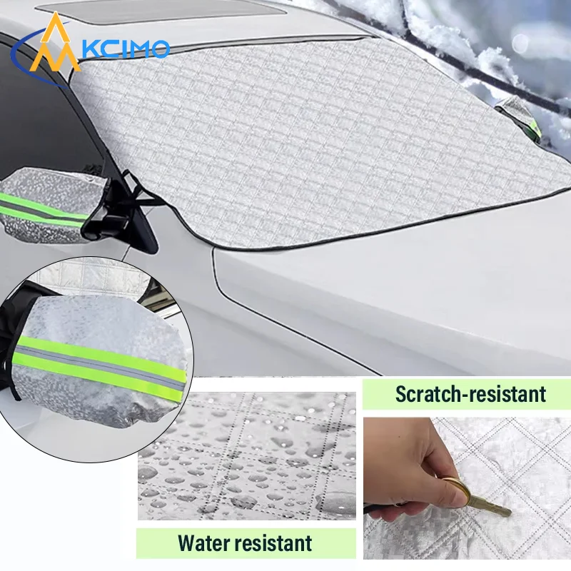 Universal Windshield Cover for Snow & Frost, Thickened All-Weather Protector, Anti-UV Sun Shade with Side Wings for Cars Vans
Universal Windshield Cover for Snow & Frost, Thickened All-Weather Protector, Anti-UV Sun Shade with Side Wings for Cars Vans