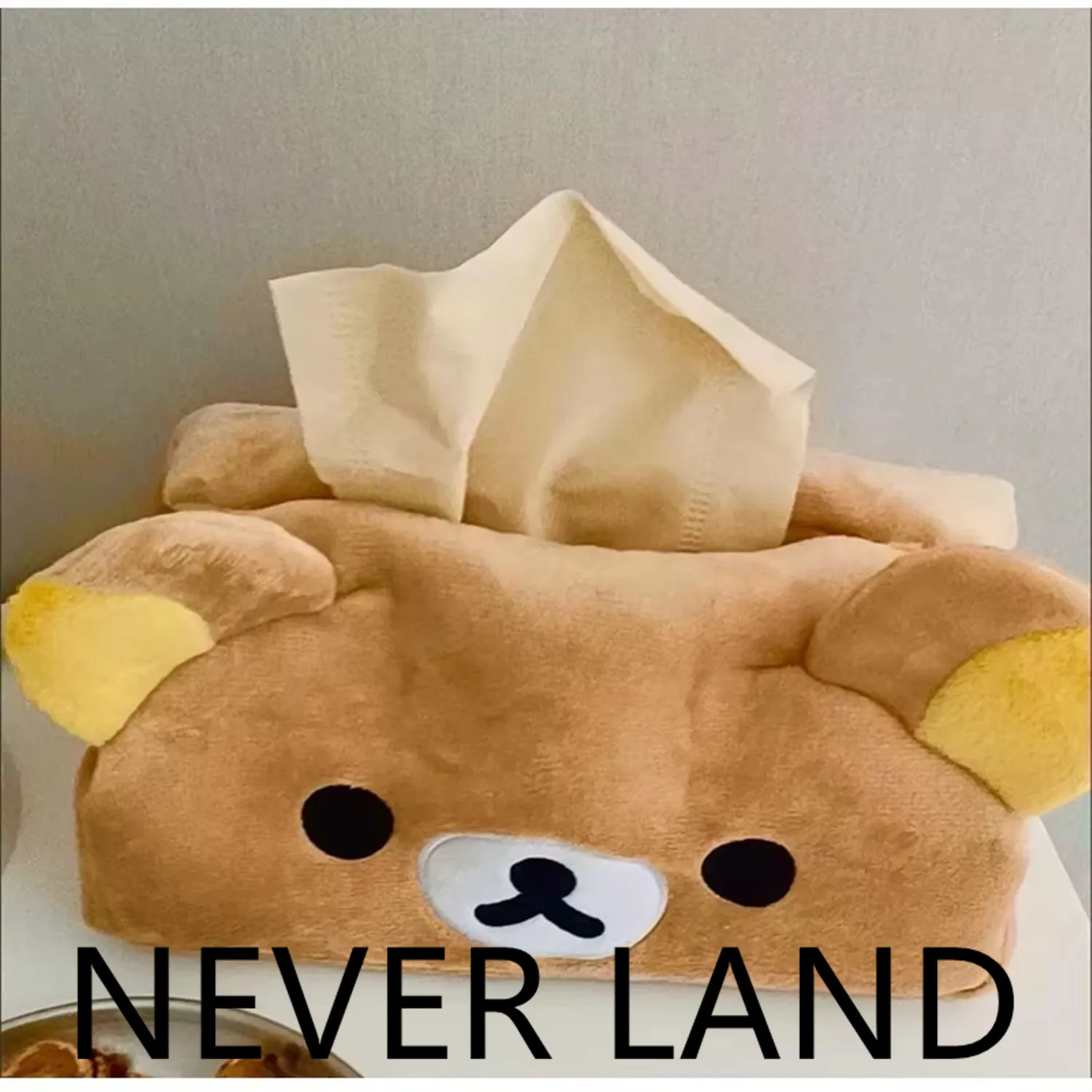 Новый милый медведь Rilakkuma, плюшевый домашний держатель для салфеток, детские мягкие игрушки для детей
Новый милый медведь Rilakkuma, плюшевый домашний держатель для салфеток, детские мягкие игрушки для детей