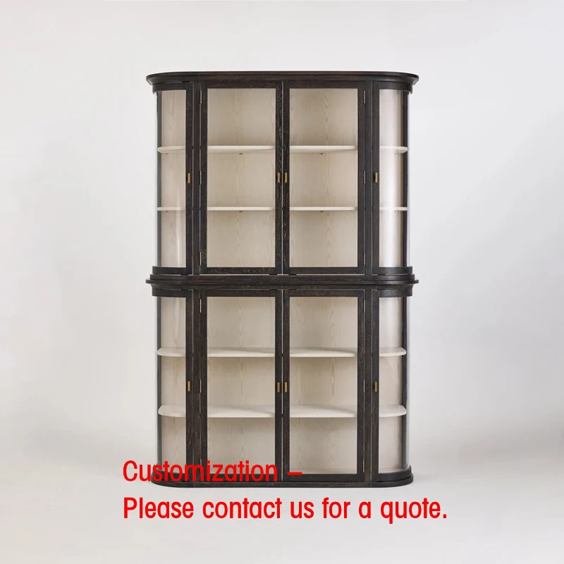 custom.Nordic Modern Minimalist Glass Display Cabinet, Black Oak Display Cabinet, Suitable Use in Living Room
custom.Nordic Modern Minimalist Glass Display Cabinet, Black Oak Display Cabinet, Suitable Use in Living Room