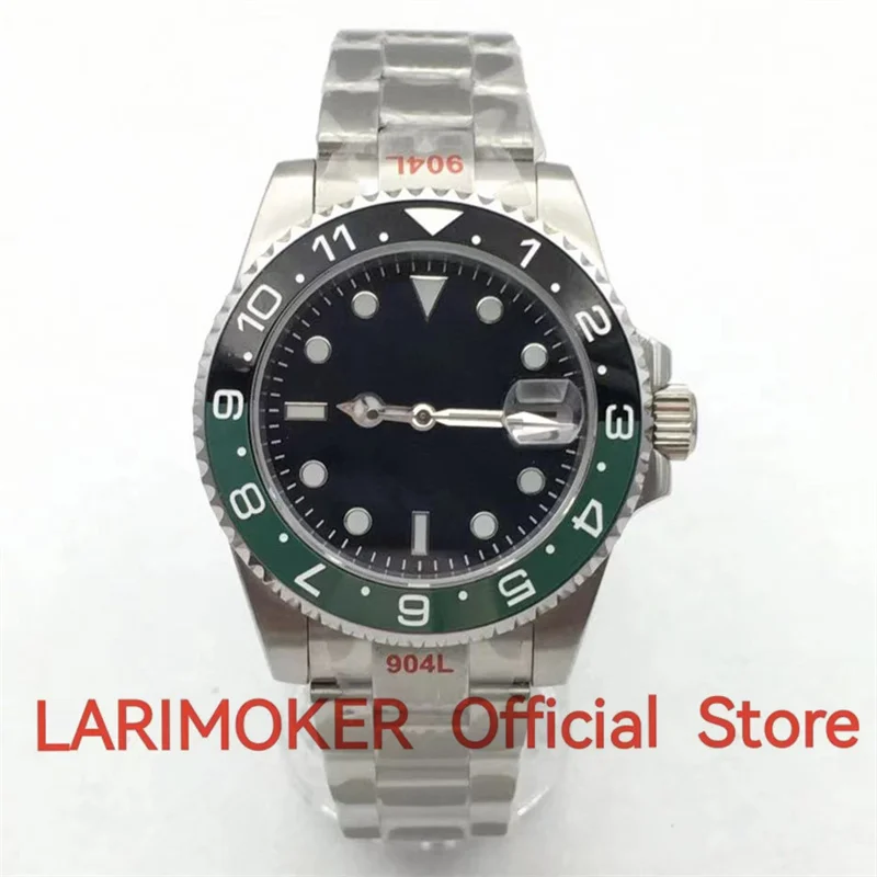 LARIMOKER 40mm NH35 automatic machine core men black dial stainless steel watch sapphire glass bead strap mechanical men watches
LARIMOKER 40mm NH35 automatic machine core men black dial stainless steel watch sapphire glass bead strap mechanical men watches