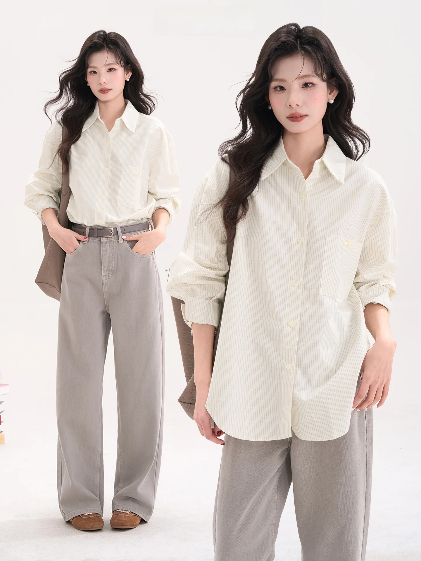 Spring Commute Women's Striped irt with ket Button Cotton Long Sve Casual Faion Floral Window Heme Little Love Heart
Spring Commute Women's Striped irt with ket Button Cotton Long Sve Casual Faion Floral Window Heme Little Love Heart