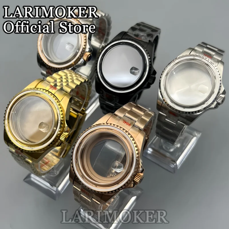 LARIMOKER 43mm Watch Case And Bracelet Silver Gold Rose Gold Black Watch Box Fit NH34NH35 H36 Miyota8215 DG2813 PT5000 Movements
LARIMOKER 43mm Watch Case And Bracelet Silver Gold Rose Gold Black Watch Box Fit NH34NH35 H36 Miyota8215 DG2813 PT5000 Movements