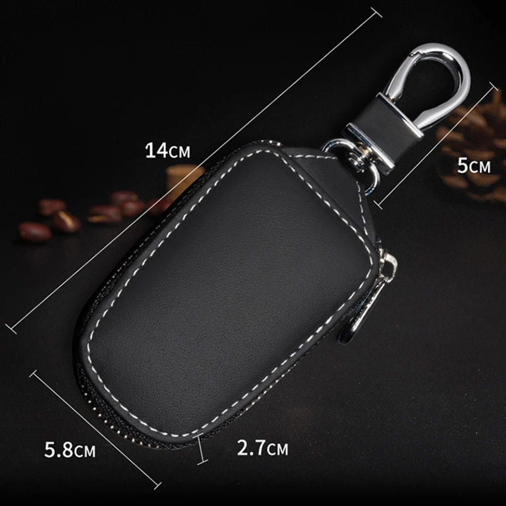 1pc Cowhide Key Bag Car Key Holder Key Hanging Pack Waist Key Pouch Birthday Gift for Men Women Black
1pc Cowhide Key Bag Car Key Holder Key Hanging Pack Waist Key Pouch Birthday Gift for Men Women Black