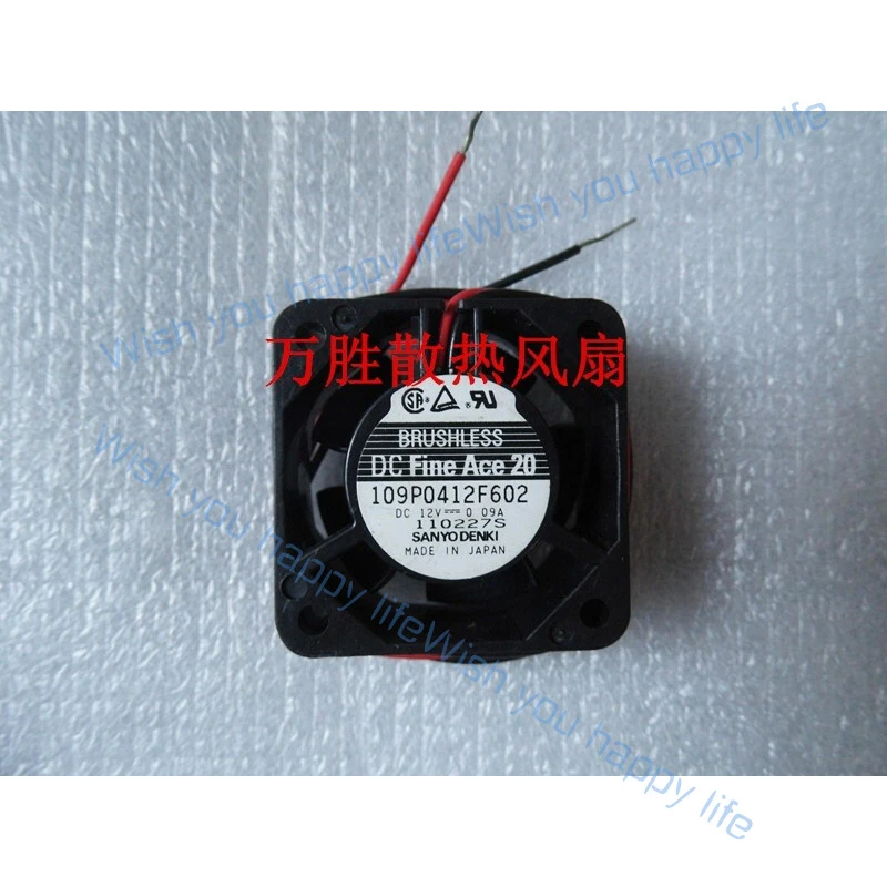 Z for FAN 109P0412F602 DC 12V 0.09A 40*40*20 4cm 2 wire #rt
Z for FAN 109P0412F602 DC 12V 0.09A 40*40*20 4cm 2 wire #rt