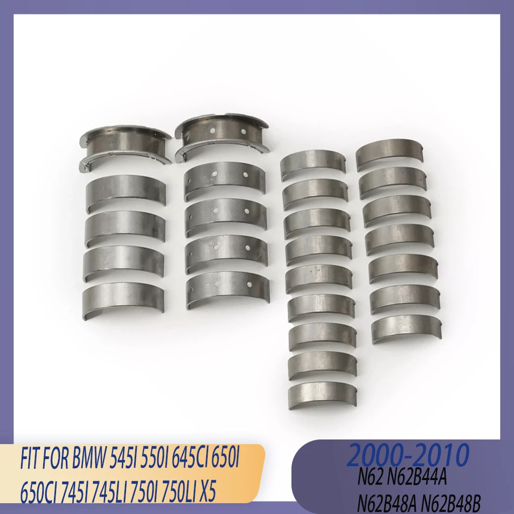 STD Engine Parts Main & Connecting Rod Bearing Set 4.4 4.8 L N62 Gas For BMW 545i 550i 645Ci 650i 650Ci 745i 745Li 750i 750Li X5
STD Engine Parts Main & Connecting Rod Bearing Set 4.4 4.8 L N62 Gas For BMW 545i 550i 645Ci 650i 650Ci 745i 745Li 750i 750Li X5