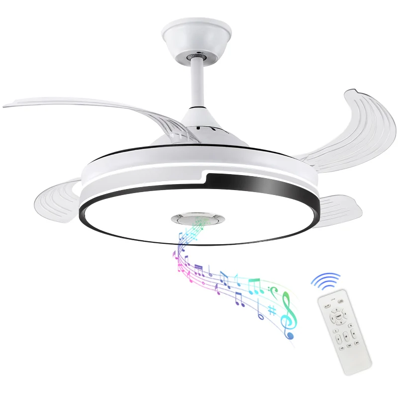 Batch Modern DC Fan Light LED Pendant Light White Invisible Retractable Music Ceiling Fan Light 90 36-48 Inch
Batch Modern DC Fan Light LED Pendant Light White Invisible Retractable Music Ceiling Fan Light 90 36-48 Inch