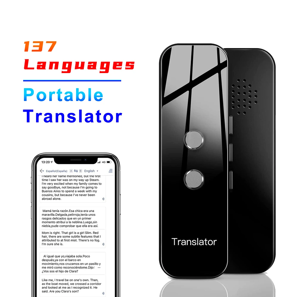 G6 smart voice camera translator wifi 144 languages online voice offline simultaneous interpretation equipment with camera G5
G6 smart voice camera translator wifi 144 languages online voice offline simultaneous interpretation equipment with camera G5