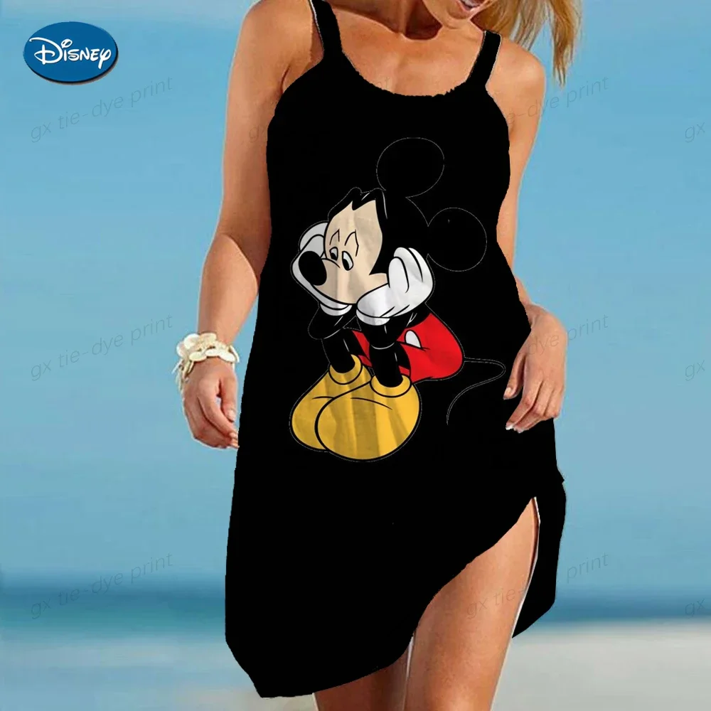 Women Minnie Mouse Dress Summer 3D sleeveless Sleeve Disney Casual Elegant Mini Sweater Dress Summer Clothes 2023
Women Minnie Mouse Dress Summer 3D sleeveless Sleeve Disney Casual Elegant Mini Sweater Dress Summer Clothes 2023