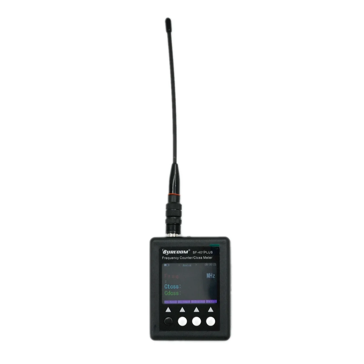 Ручной двусторонний радиотестер и CTCCSS DCS декодер BNC антенна 100 МГц-3000 МГц Surecom SF401 Plus беспроводной частотомер
Ручной двусторонний радиотестер и CTCCSS DCS декодер BNC антенна 100 МГц-3000 МГц Surecom SF401 Plus беспроводной частотомер