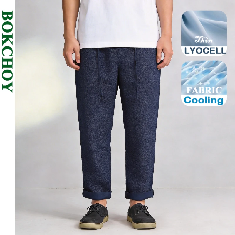 2026 Spring Summer New Breathable Thin Lyocell and Linen Pant for Men Drawstring Casual Male Summer Pant DC505
2026 Spring Summer New Breathable Thin Lyocell and Linen Pant for Men Drawstring Casual Male Summer Pant DC505